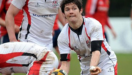 Cillian Willis in Interprovincial A action for Ulster Ravens