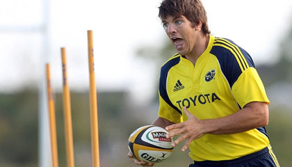 Donncha O'Callaghan and Ronan O'Gara make their first starts for Munster this season