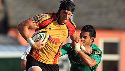Luke Charteris will lead the Dragons for the second time this season