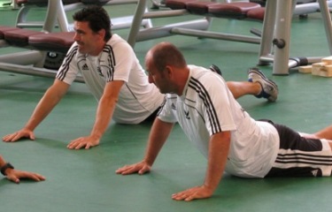 Julien Laharrague and Ludovic Mercier