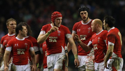 Alun Wyn Jones in action for Wales