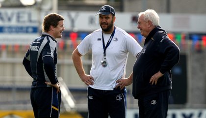 Brian O'Driscoll, Michael Cheika and Alan Gaffney