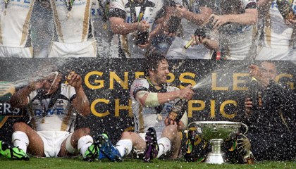 The Ospreys celebrate