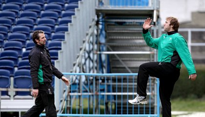 Stephen Ferris (right)