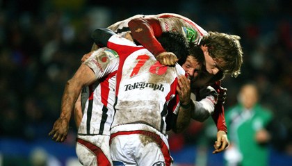 Ulster celebrate against Edinburgh