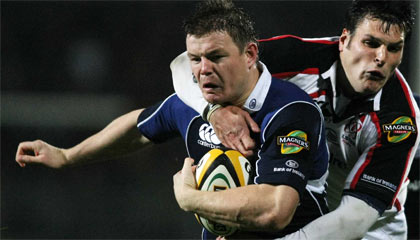 Brian O'Driscoll in action for Leinster