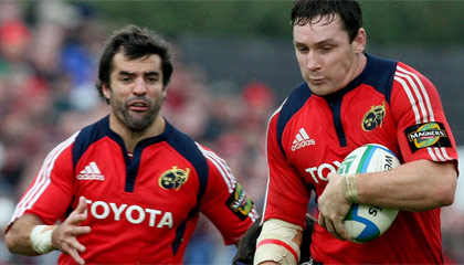 Munster's David Wallace takes over from the injured Andy Powell at No.8 for the Lions tour opener against Royal XV
