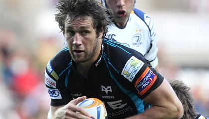 Ospreys team to face the Scarlets