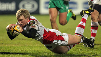 Nevin Spence crossed for his first Magners League try