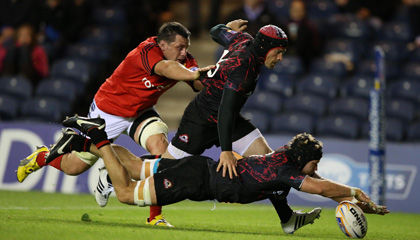 Edinburgh Rugby rally for Ulster arrival