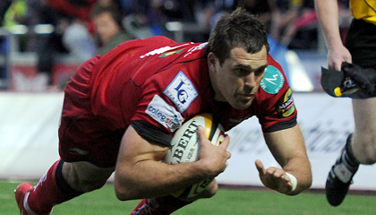 Scarlets bid farewell to Scottish flyer Sean Lamont as he returns home