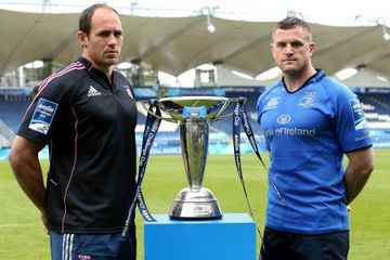 Sergio Parisse and Jamie Heaslip