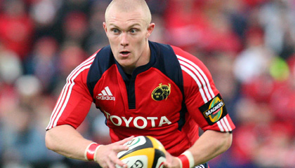 Keith Earls replaces Denis Hurley at fullback