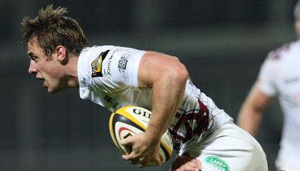 Tommy Bowe in action against Leinster for the Ospreys